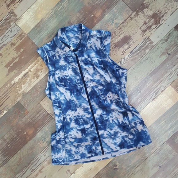 lululemon athletica Jackets & Blazers - 💪 Lululemon LIGHT SPEED Vest Top Jacket Blue 8 M